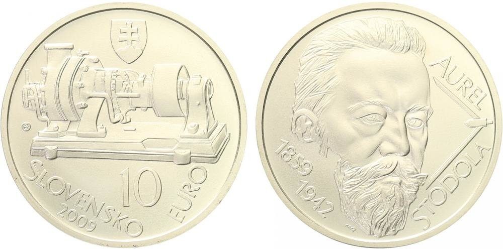10 Euro 2009 - Aurel Stodola, běžná kvalita