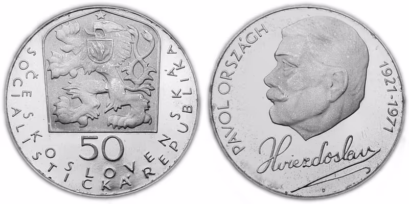 50 Kčs 1971 - Pavol Orságh Hviezdoslav
