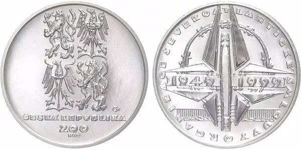 200 Kč 1999 - Založení NATO