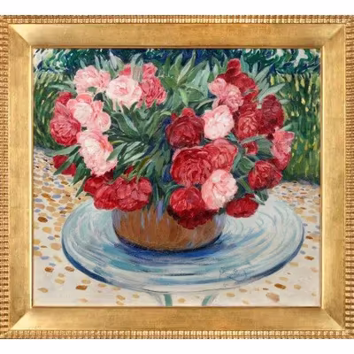 František Kupka - Pivoňky (červené a růžové)