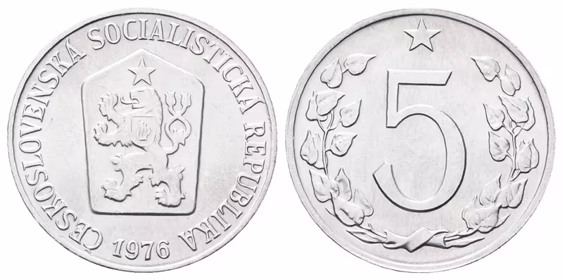 5 Haléř 1976