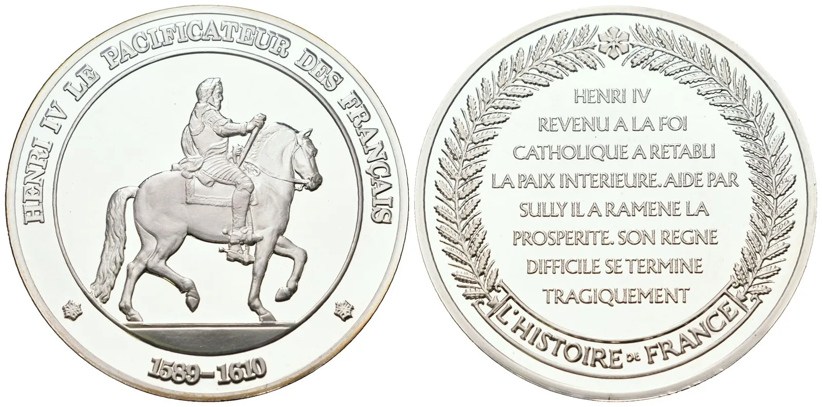 Francie - AR Medaile b.l. - Henri IV