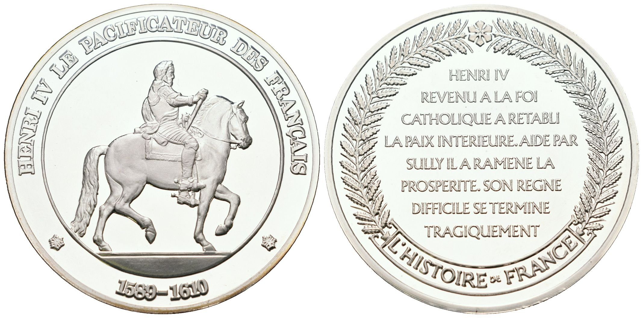 Francie - AR Medaile b.l. - Henri IV