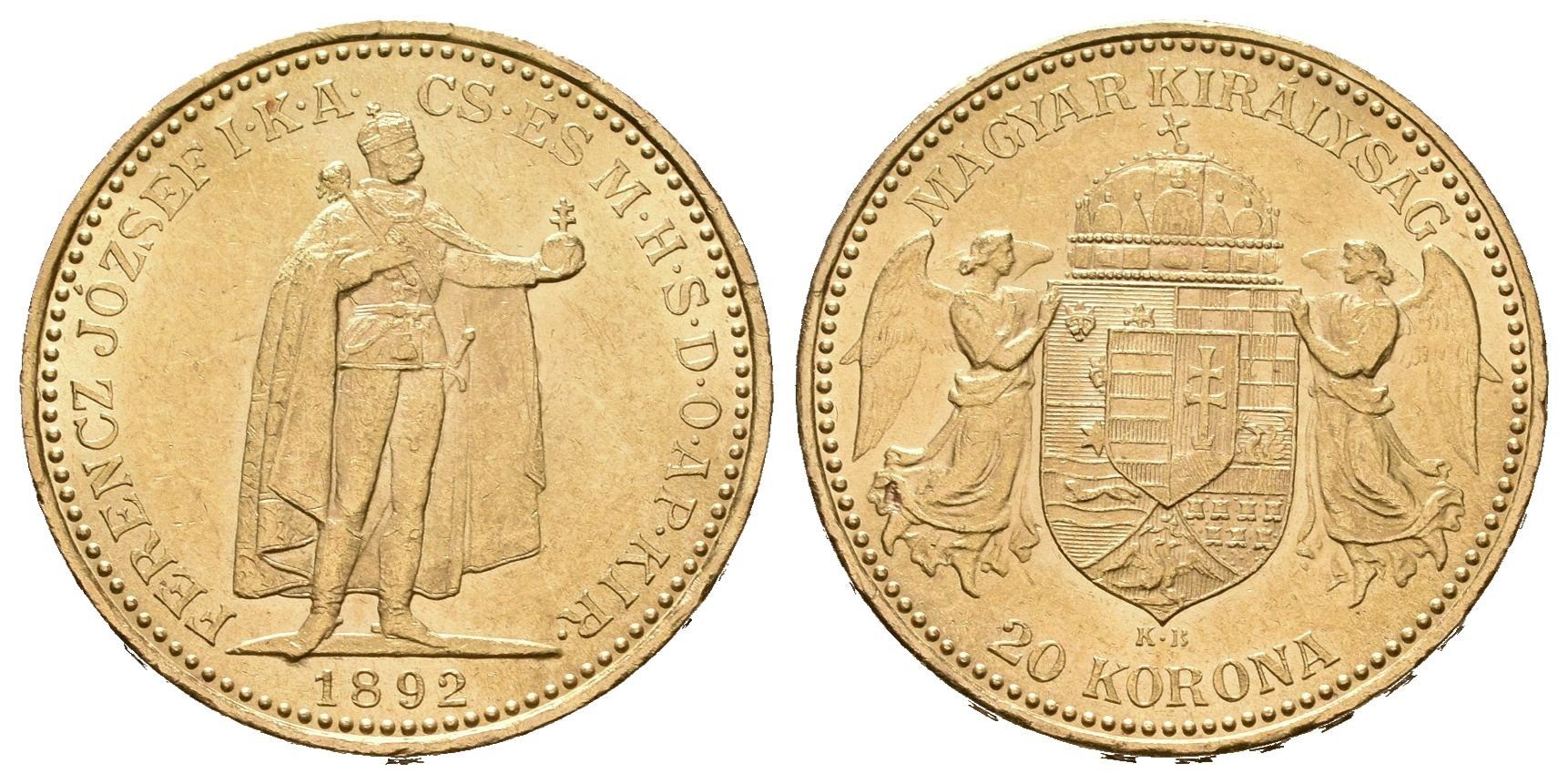 20 Koruna 1892 KB