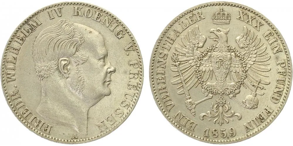Prusko, Friedrich Wilhelm IV., 1840 - 1861 — 1