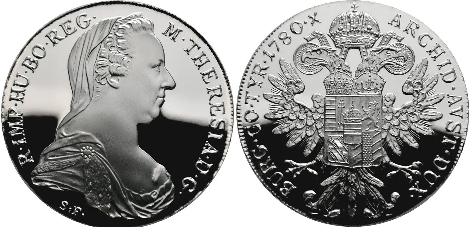 Rakousko, Tolar 1780 - novoražba, PROOF