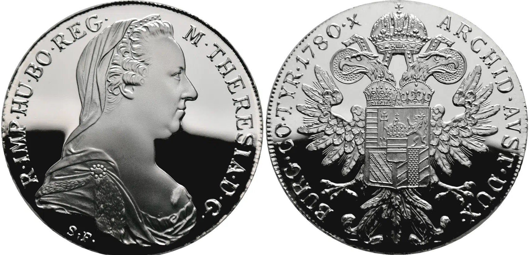 Rakousko, Tolar 1780 - novoražba, PROOF