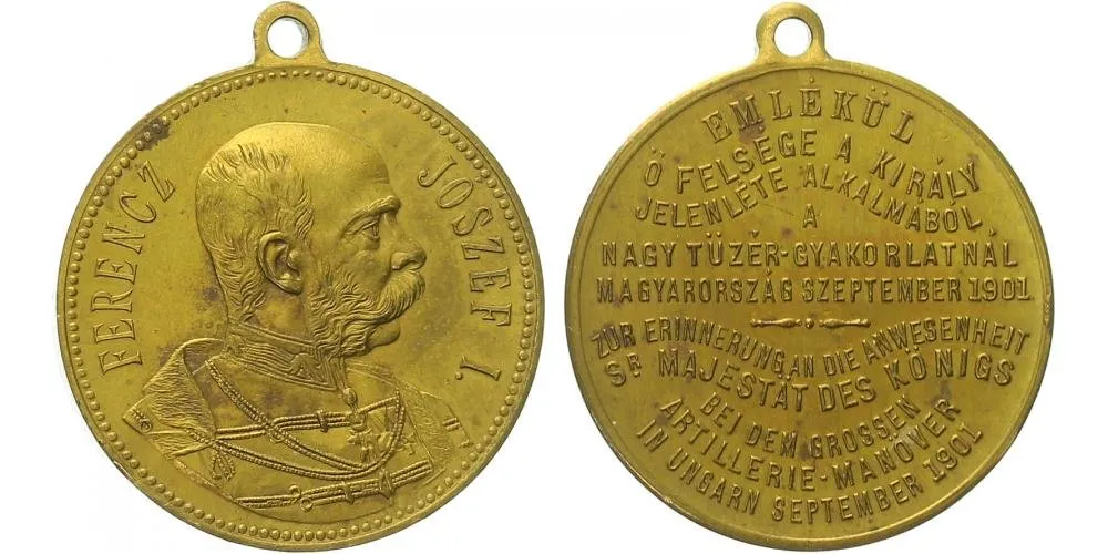 František Josef I., medaile vojenských manévrů — 1