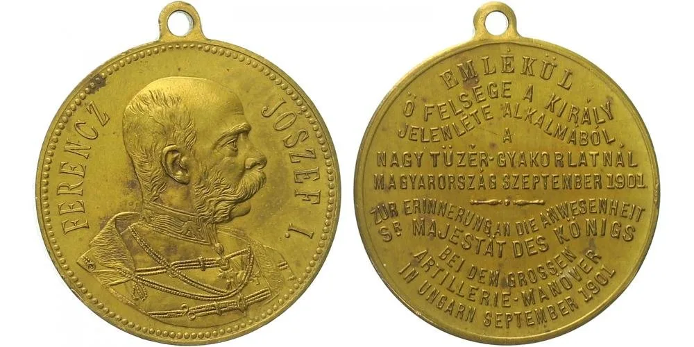František Josef I., medaile vojenských manévrů — 1