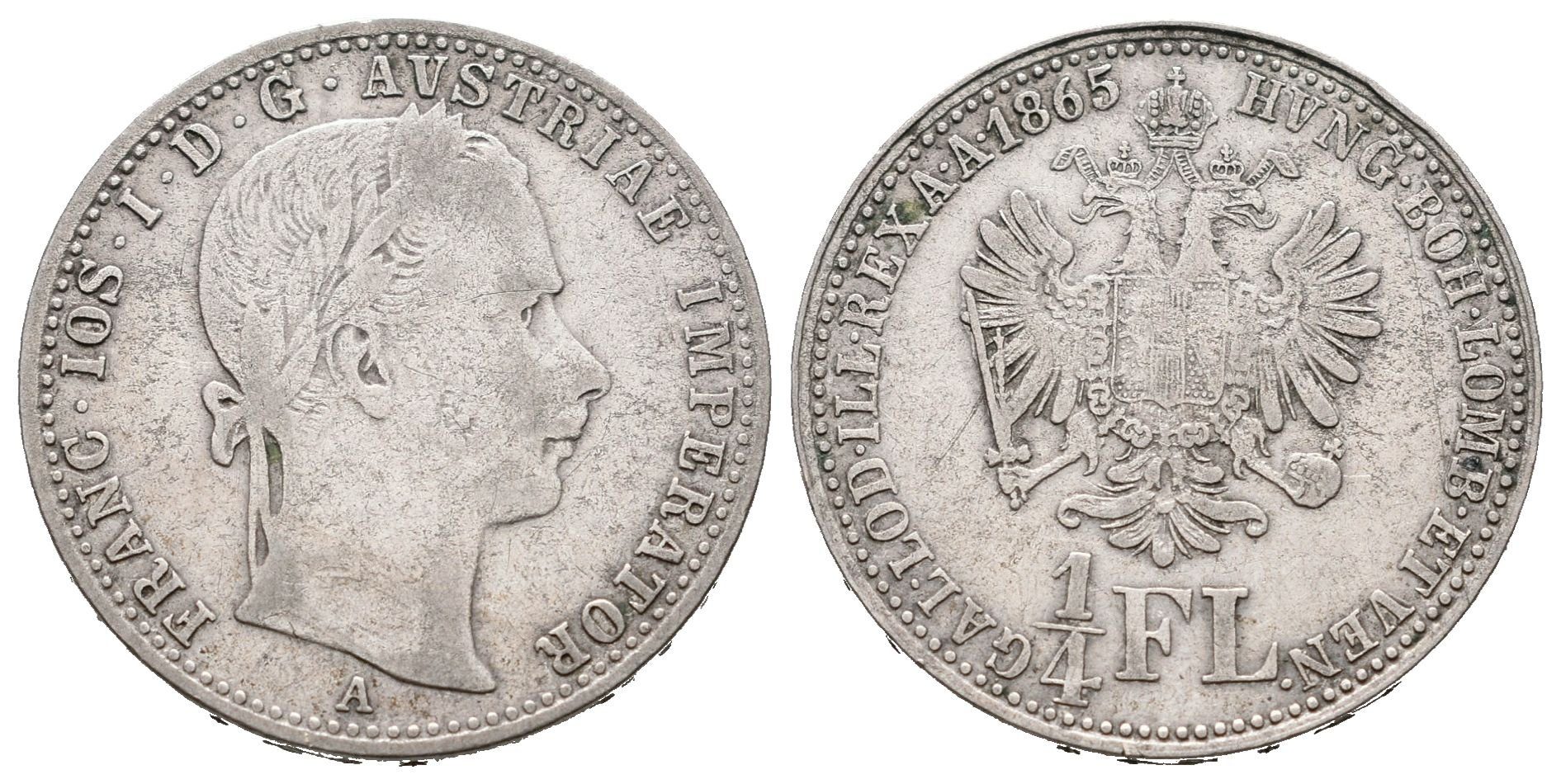 1/4 Zlatník 1865 A