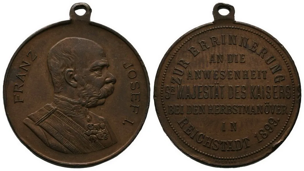 František Josef I., medaile vojenských manévrů — 1