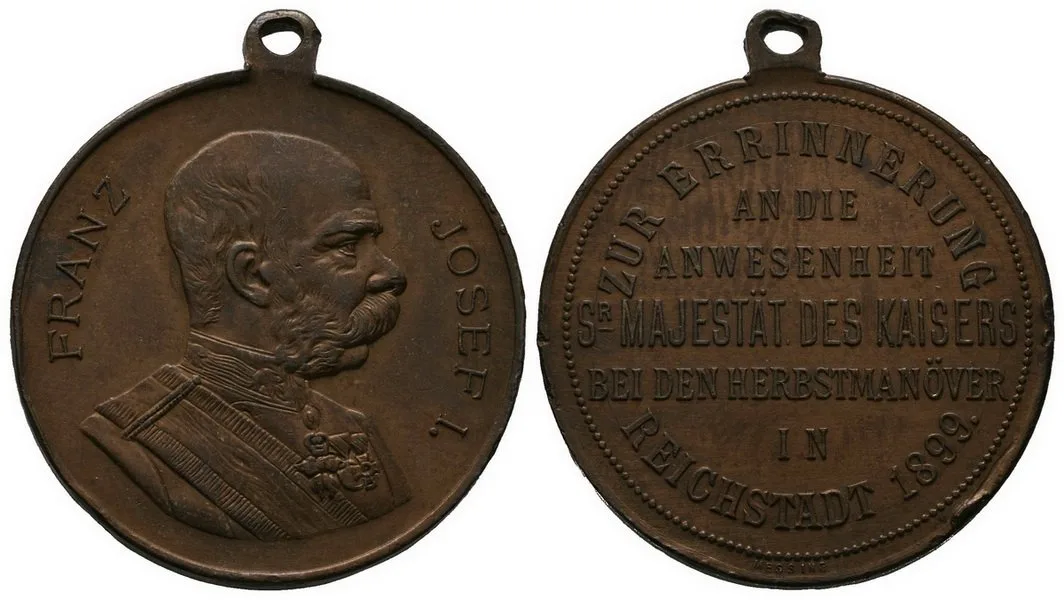 František Josef I., medaile vojenských manévrů — 1