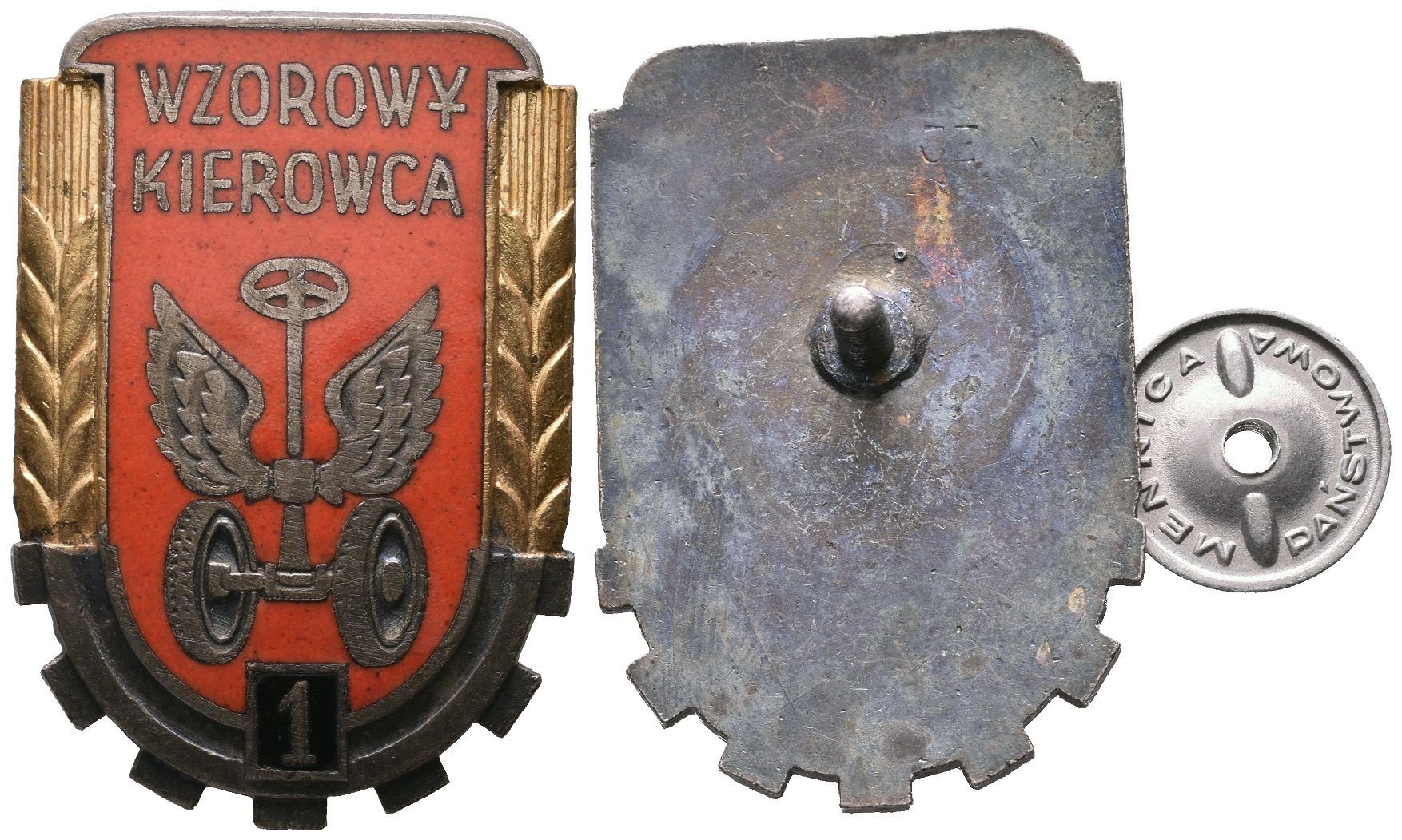 Polsko, Odznak Vzorný řidič, I. třída