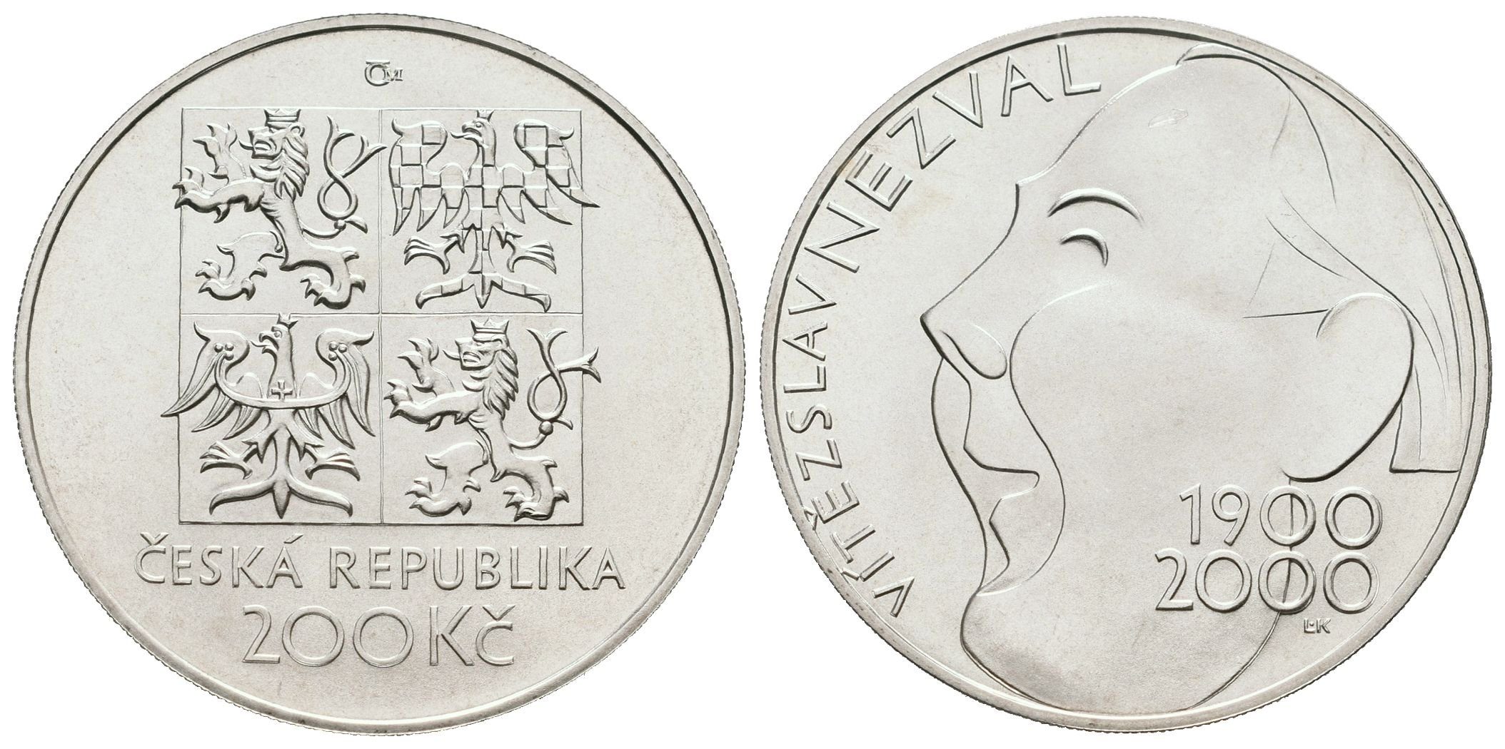200 Kč 2000 - Vítězslav Nezval