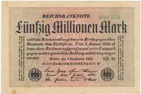 Německo, 50 Millionen Mark 1923, Ro.108k