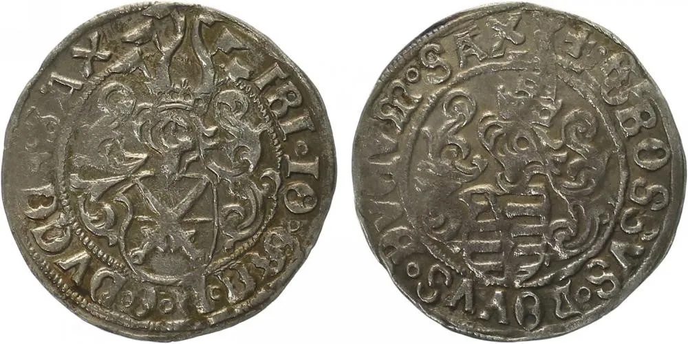 Sasko, Friedrich III., Johann a Georg, 1507 - 1525 — 1