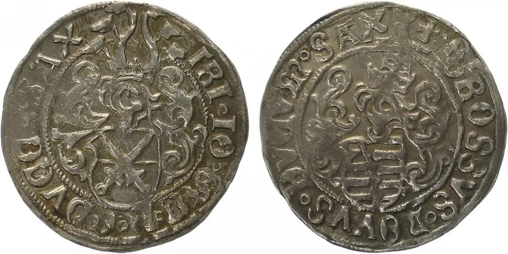 Sasko, Friedrich III., Johann a Georg, 1507 - 1525 — 1