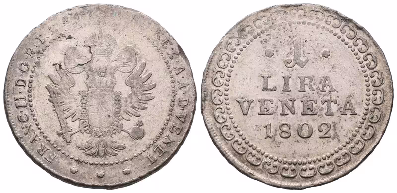 František II., 1 Lira 1802 A