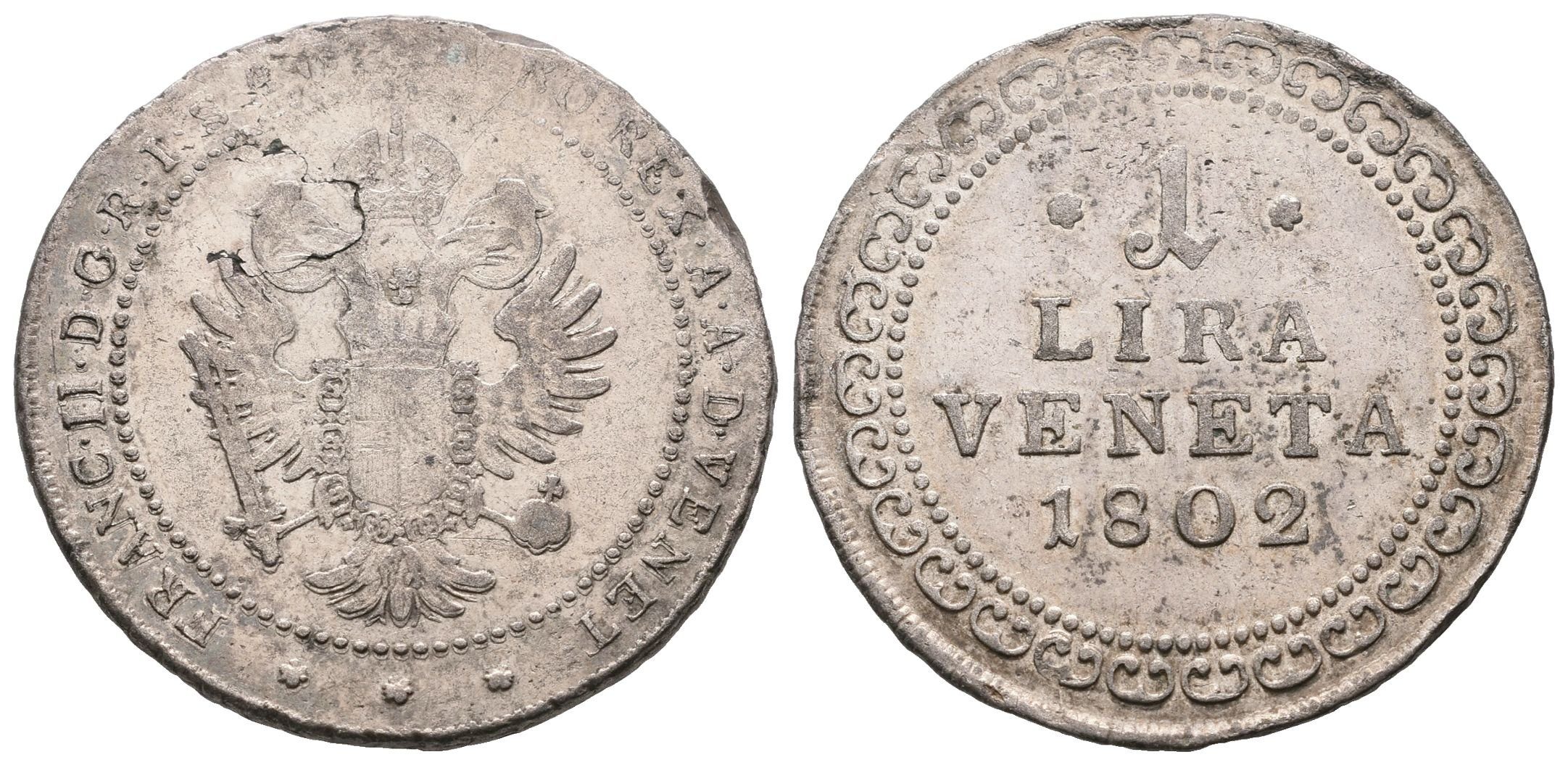 František II., 1 Lira 1802 A