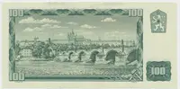 Československo, 100 Koruna 1961, II. vydání, série G, číslovač Grafotechna, Hej.102aG - fotografie 2