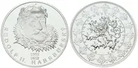 Stříbrná investiční medaile - Rudolf II. Habsburský - Ag 29 g - 999/1000 + Certifikát