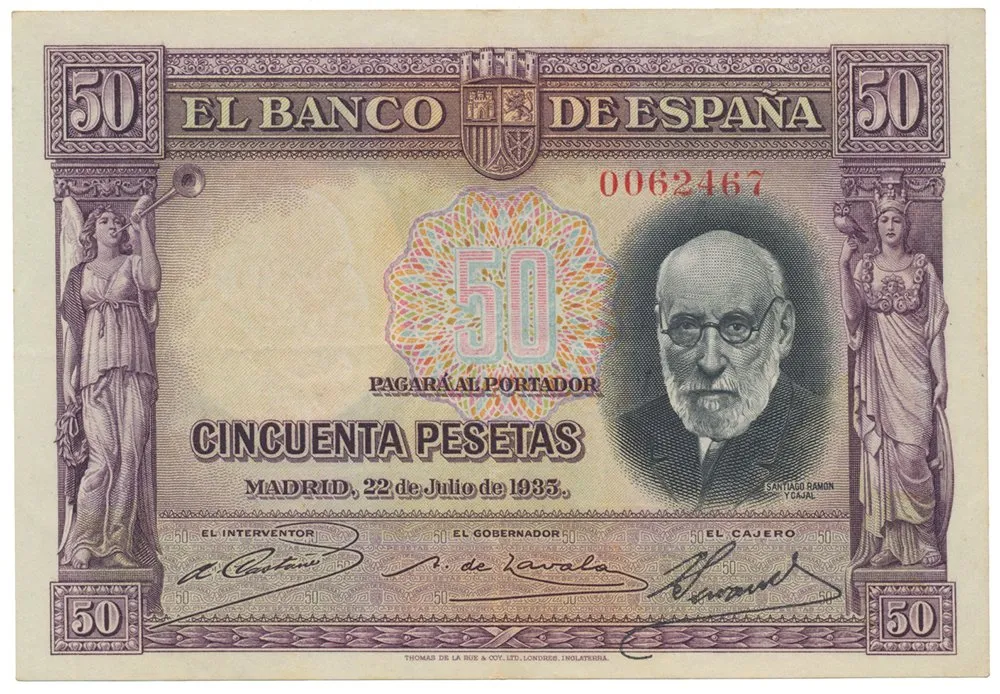 Španělsko, 50 Pesetas 1935, P.88