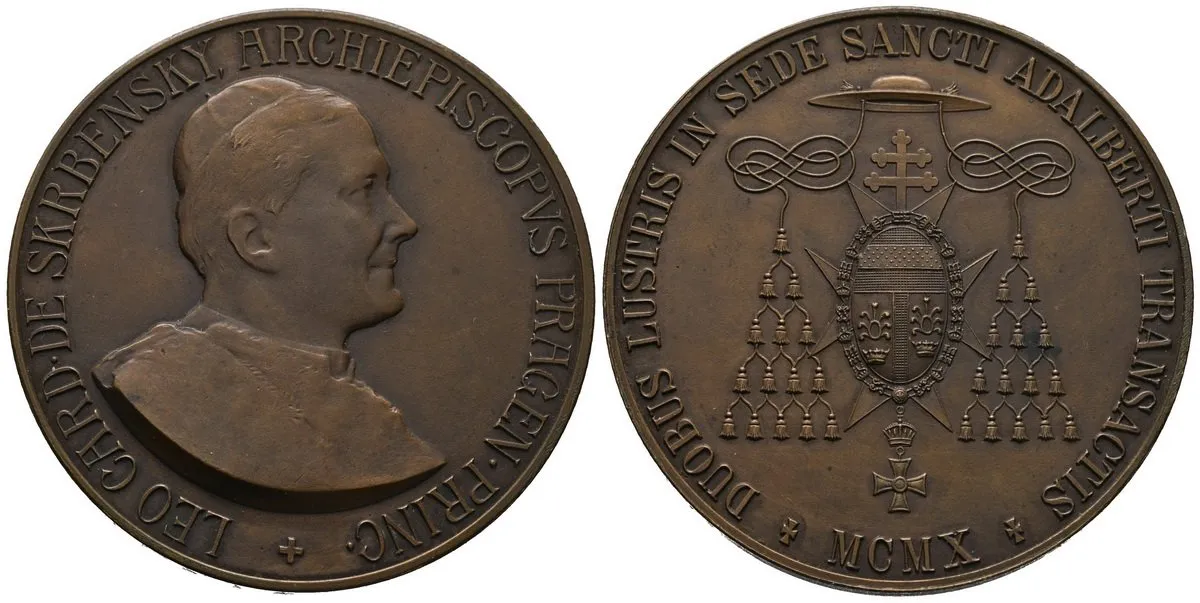 Praha - arcibiskupství, Lev kardinál Skrbenský, 1899 - 1917 — 1