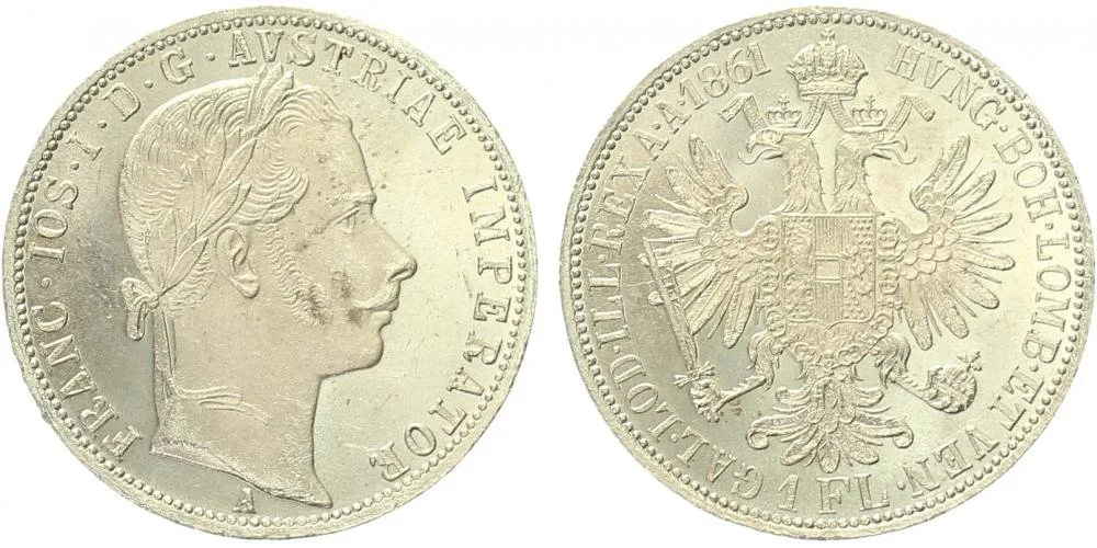 Rakouská a spolková měna, 1857 - 1892 — 1