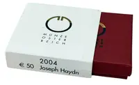 Rakousko, 50 Euro 2004 - Jodeph Haydn - fotografie 5