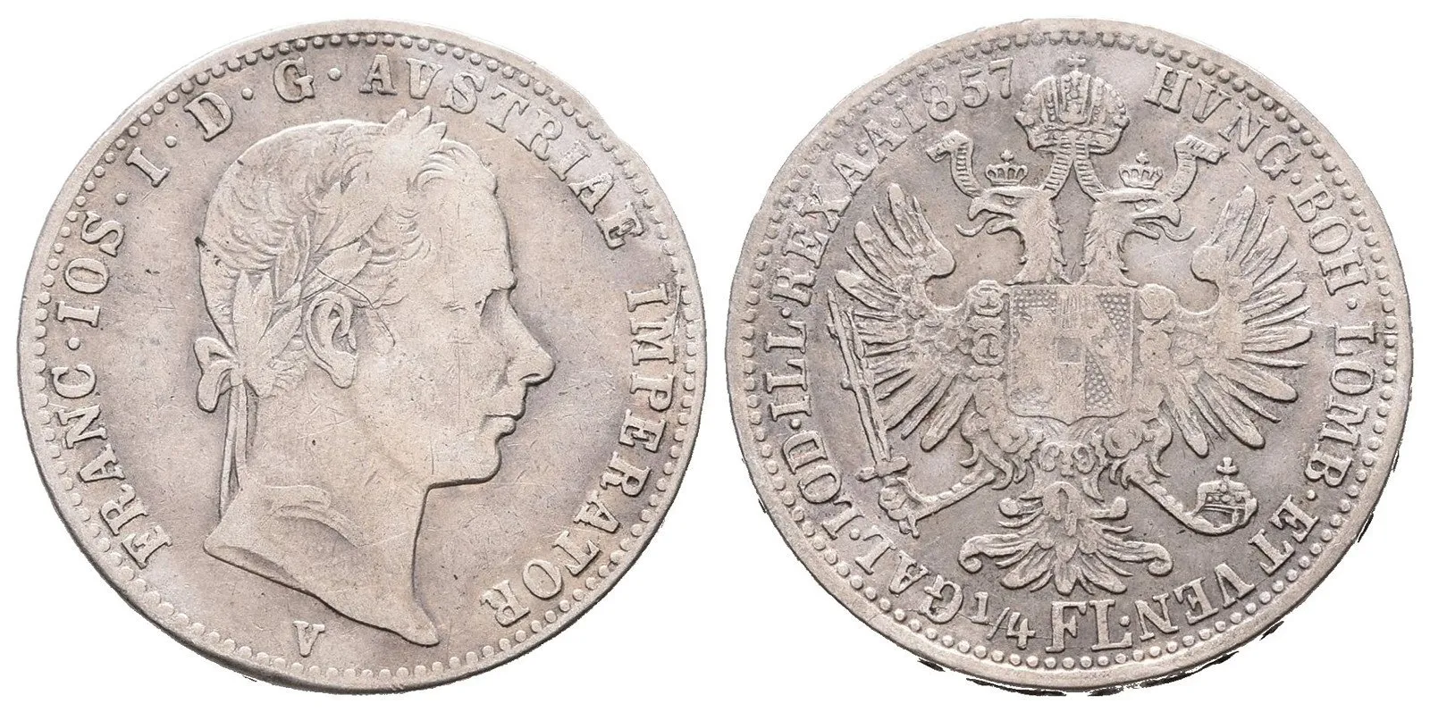 Rakouská a spolková měna, 1857 - 1892 — 1