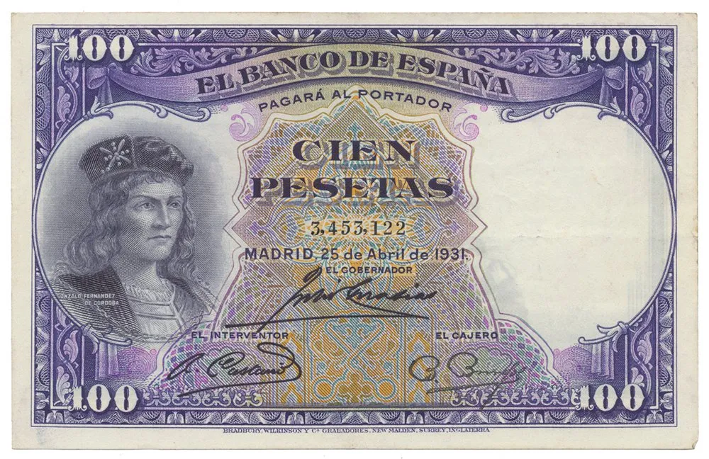 Španělsko, 100 Pesetas 1931, P.83