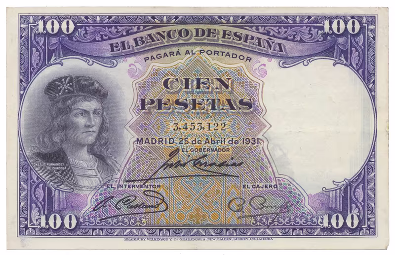 Španělsko, 100 Pesetas 1931, P.83