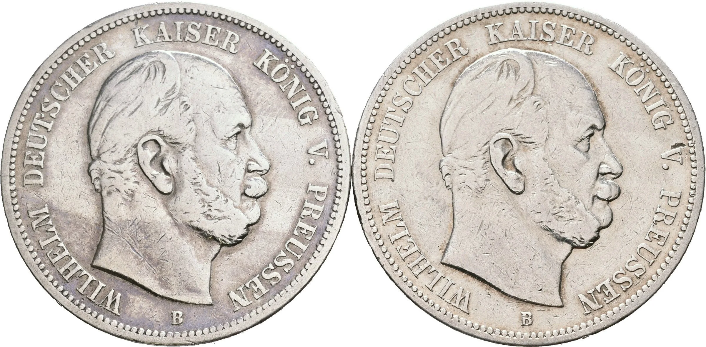 5 Marka 1876 B, J.97B, patina, rysky a hranky_2 ks — 1