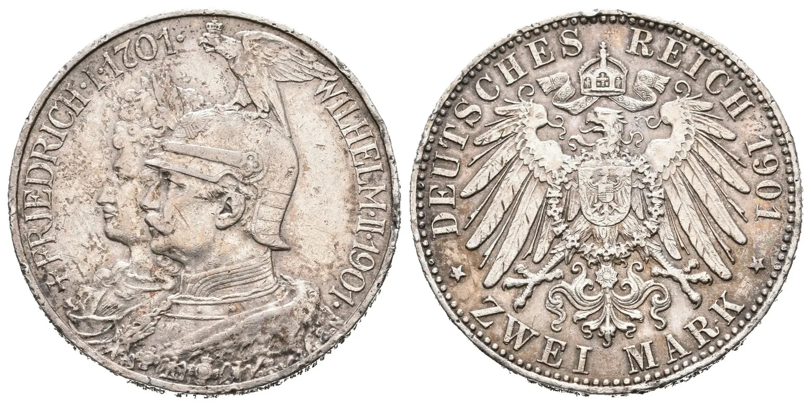Prusko, 2 Marka 1901 A - Pamětní