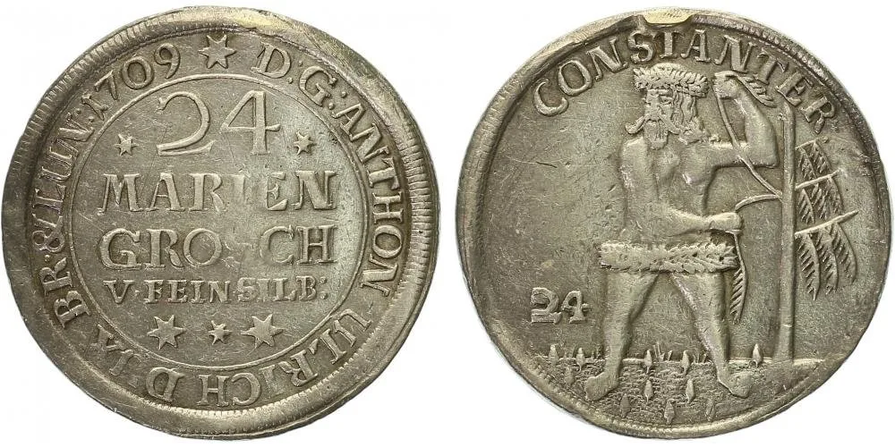 Braunschweig - Wolfenbüttel, Anton Ulrich, 1704 - 1714 — 1