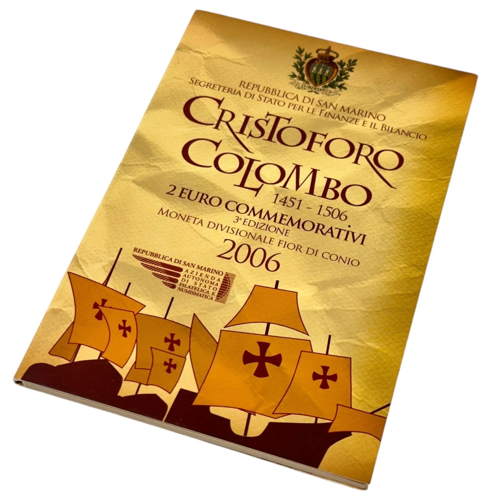 San Marino, 2 Euro 2006 - Kryštof Kolumbus
