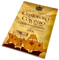 San Marino, 2 Euro 2006 - Kryštof Kolumbus