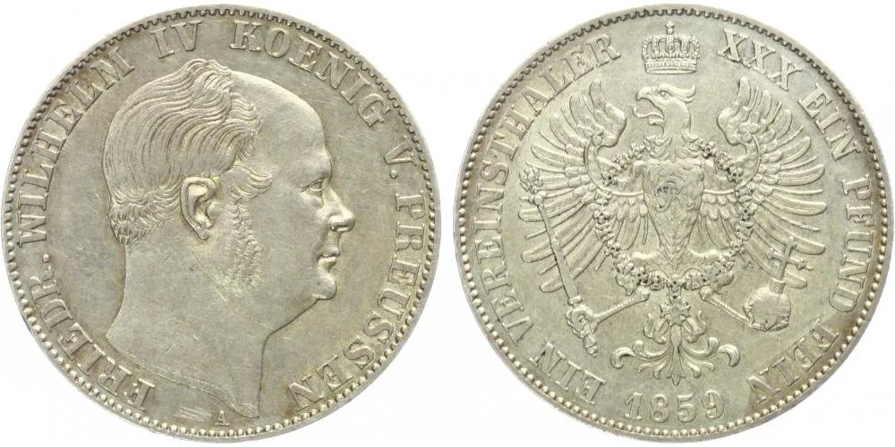 Prusko, Friedrich Wilhelm IV., 1840 - 1861 — 1