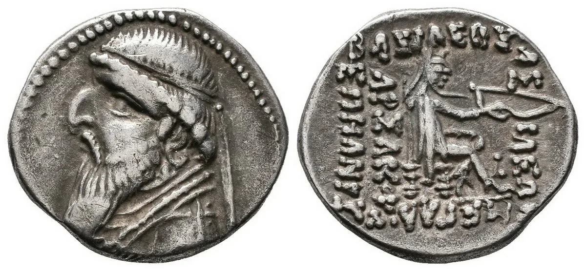 Parthové, Mithradates II., 123 - 88 př. Kr. — 1