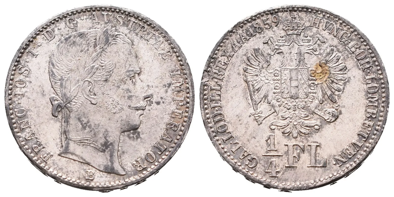 1/4 Zlatník 1859 B