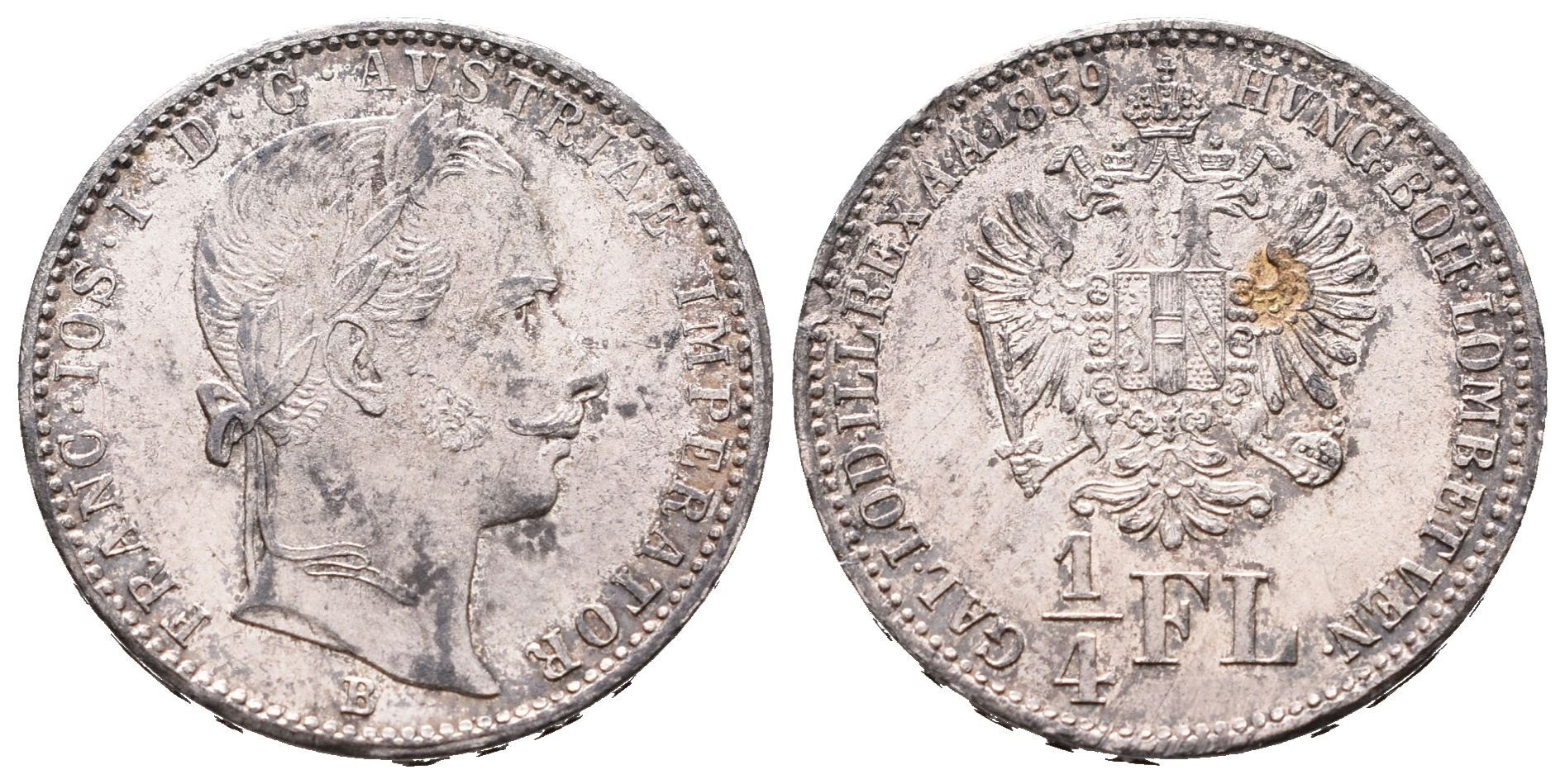 1/4 Zlatník 1859 B