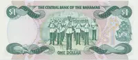 Bahamy, 1 Dollar (1984), P.43b - fotografie 2