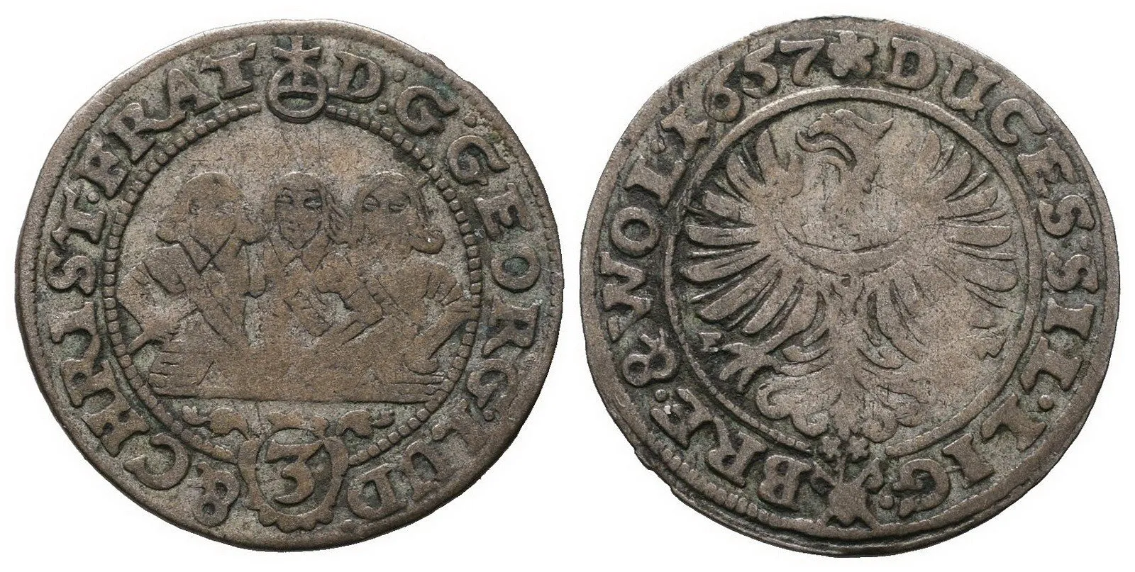 Lehnice - Břeh, Georg, Ludwig a Christian, 1639 - 1663 — 1