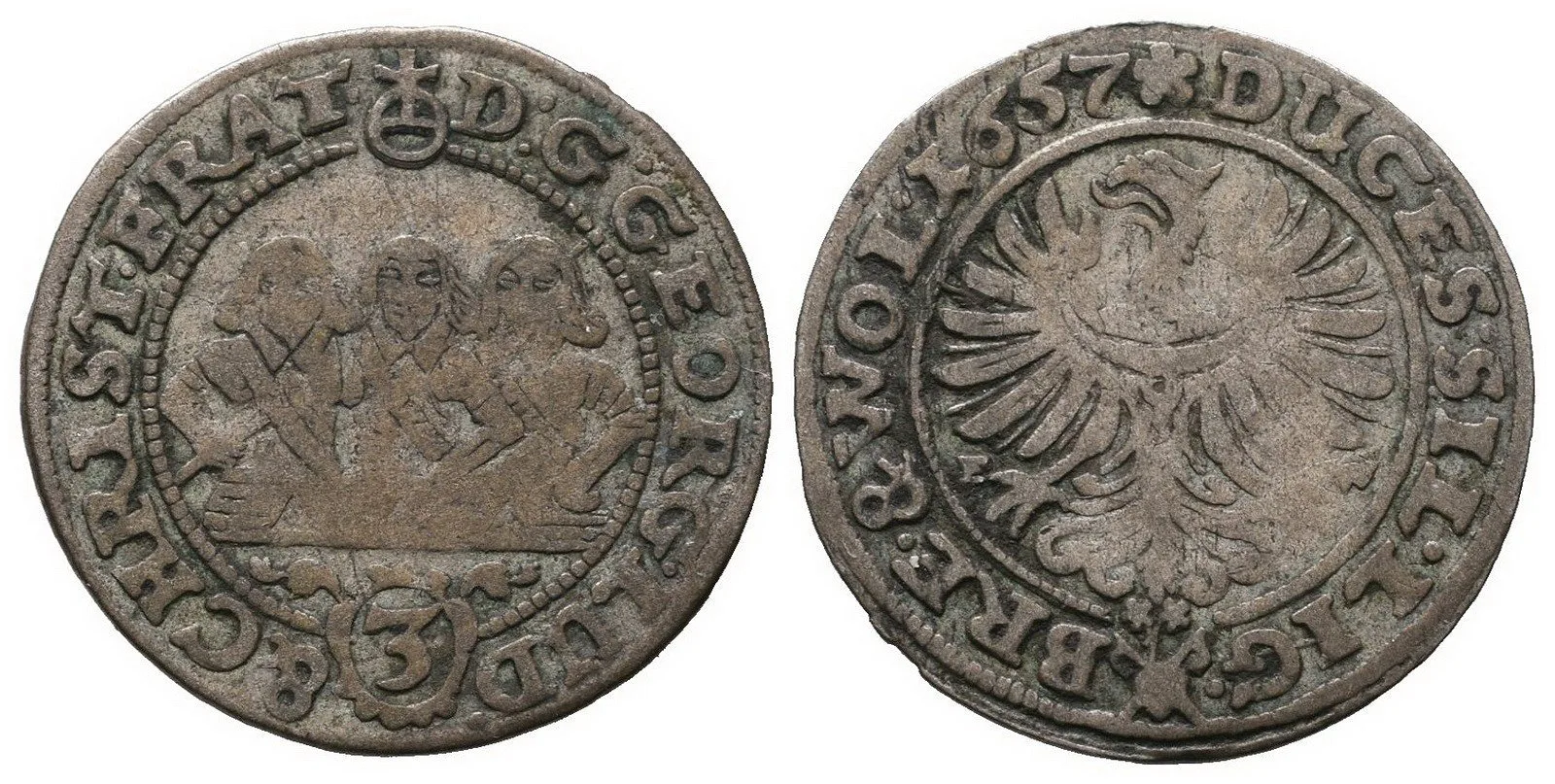 Lehnice - Břeh, Georg, Ludwig a Christian, 1639 - 1663 — 1