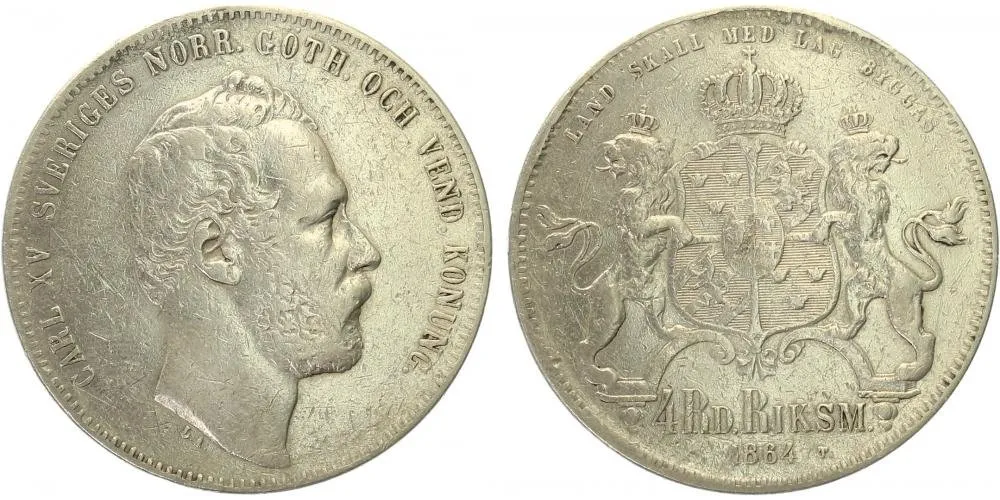 Švédsko, Carl XV. Adolf, 1859 - 1872 — 1