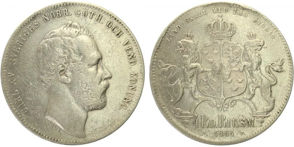 Švédsko, Carl XV. Adolf, 1859 - 1872 — 1