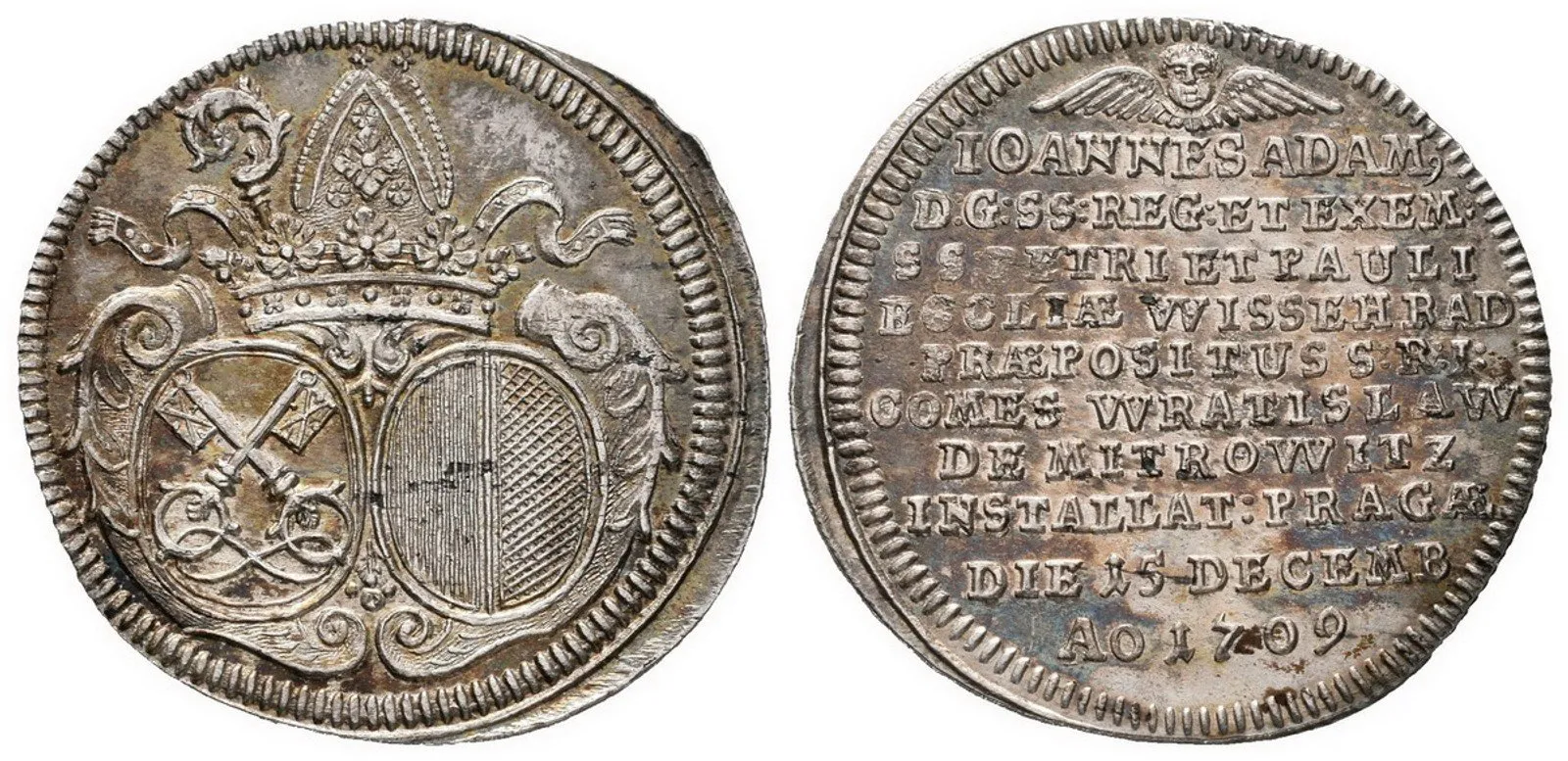 Praha - Vyšehrad, Jan Adam hrabě Vratislav z Mitrovic, 1709 - 1733 — 1