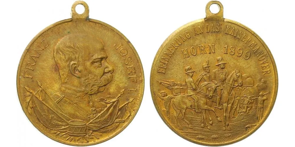 František Josef I., medaile vojenských manévrů — 1