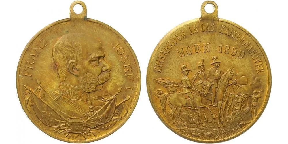 František Josef I., medaile vojenských manévrů — 1