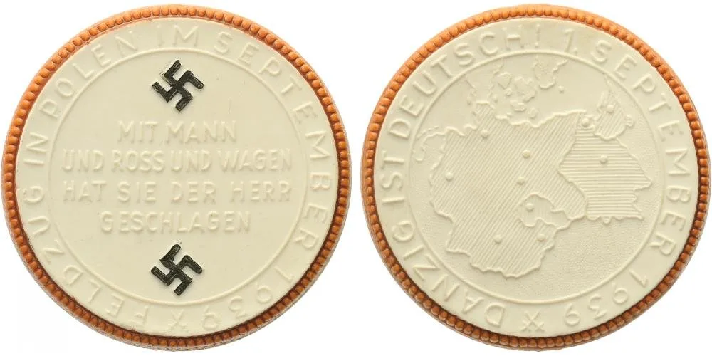 Německo, pamětní porcelánové medaile — 1